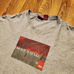 Vintage 90s Mossimo‎ Shirt Men XL Gray Long Sleeve Skater Streetwear